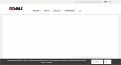 Desktop Screenshot of dahle-office.com